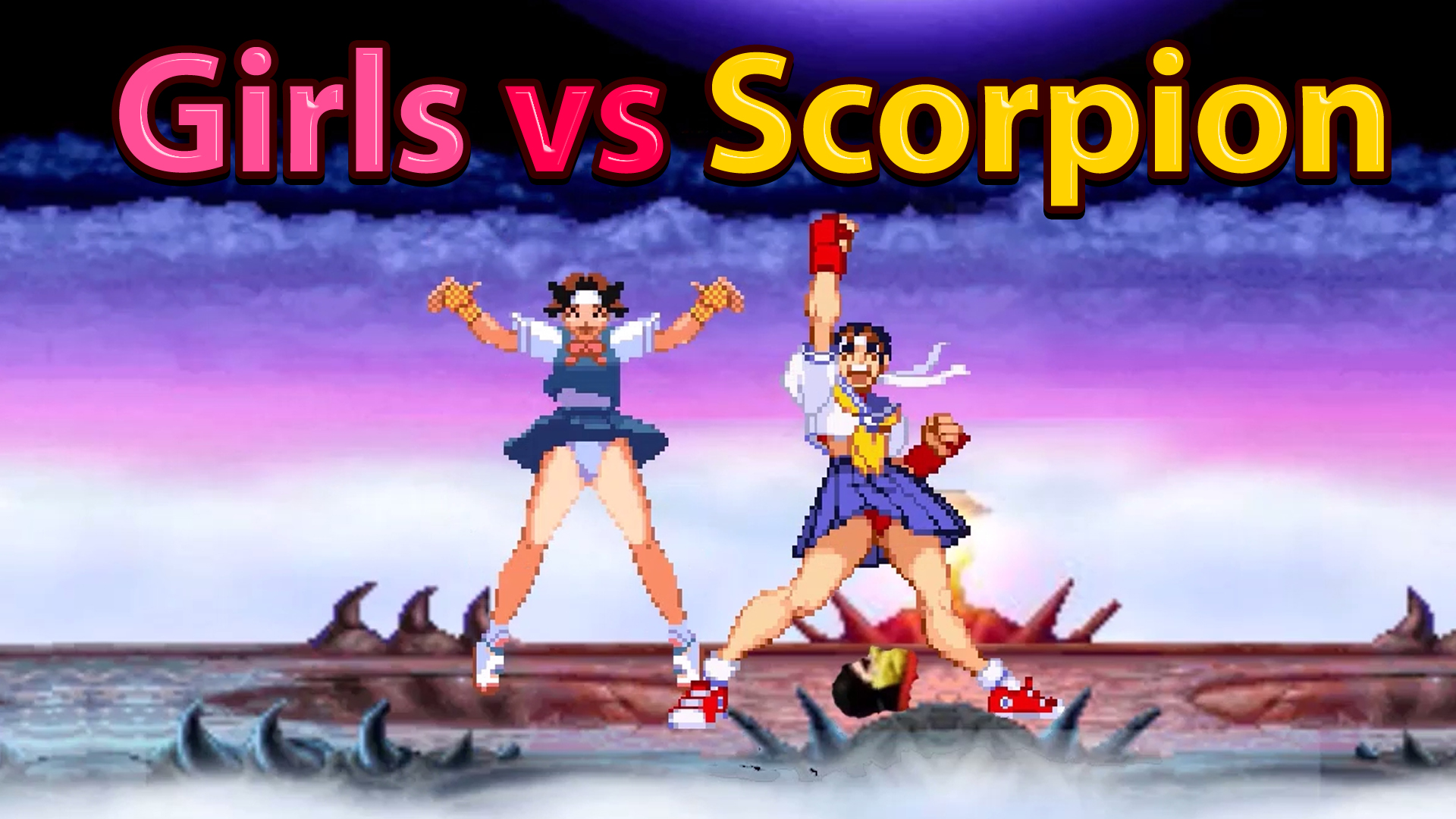 Girls vs Scorpion